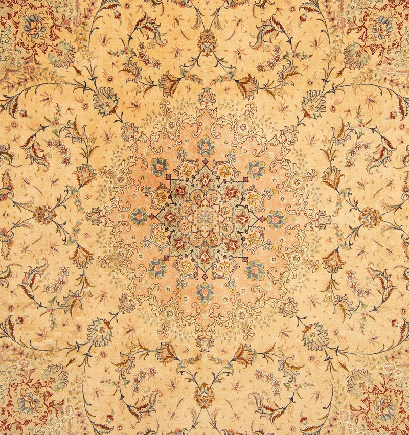 Perzisch tapijt - Tabriz - Royal - 261 x 243 cm - beige