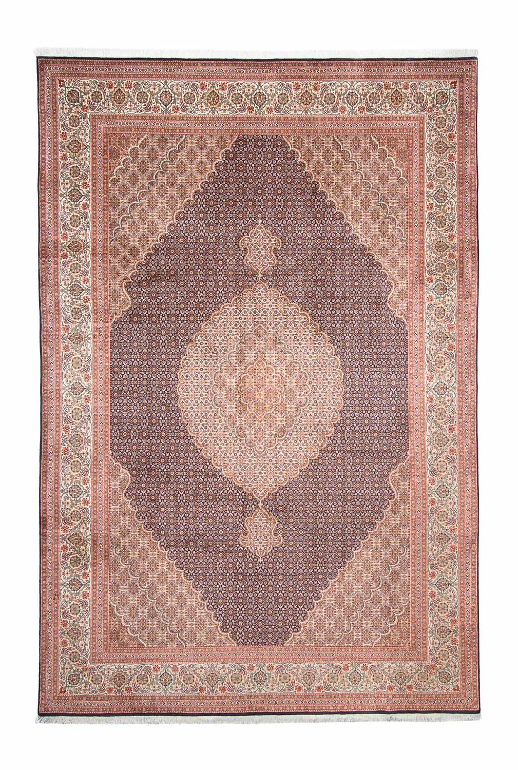 Perzisch tapijt - Tabriz - 300 x 198 cm - donkerblauw