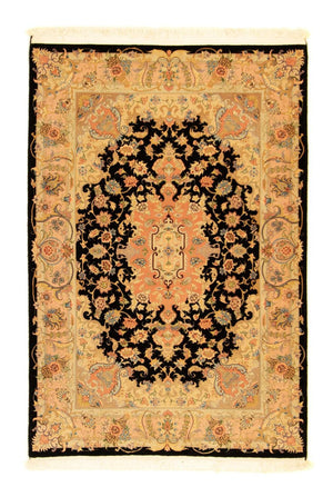 Perzisch tapijt - Tabriz - Royal - 151 x 103 cm - zwart