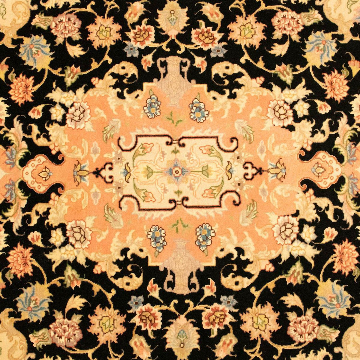 Perzisch tapijt - Tabriz - Royal - 151 x 103 cm - zwart
