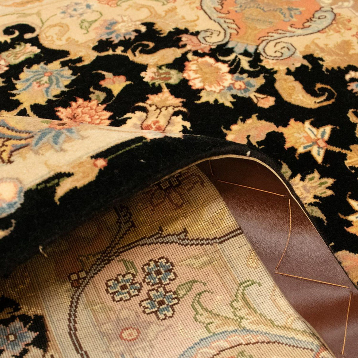 Perzisch tapijt - Tabriz - Royal - 151 x 103 cm - zwart