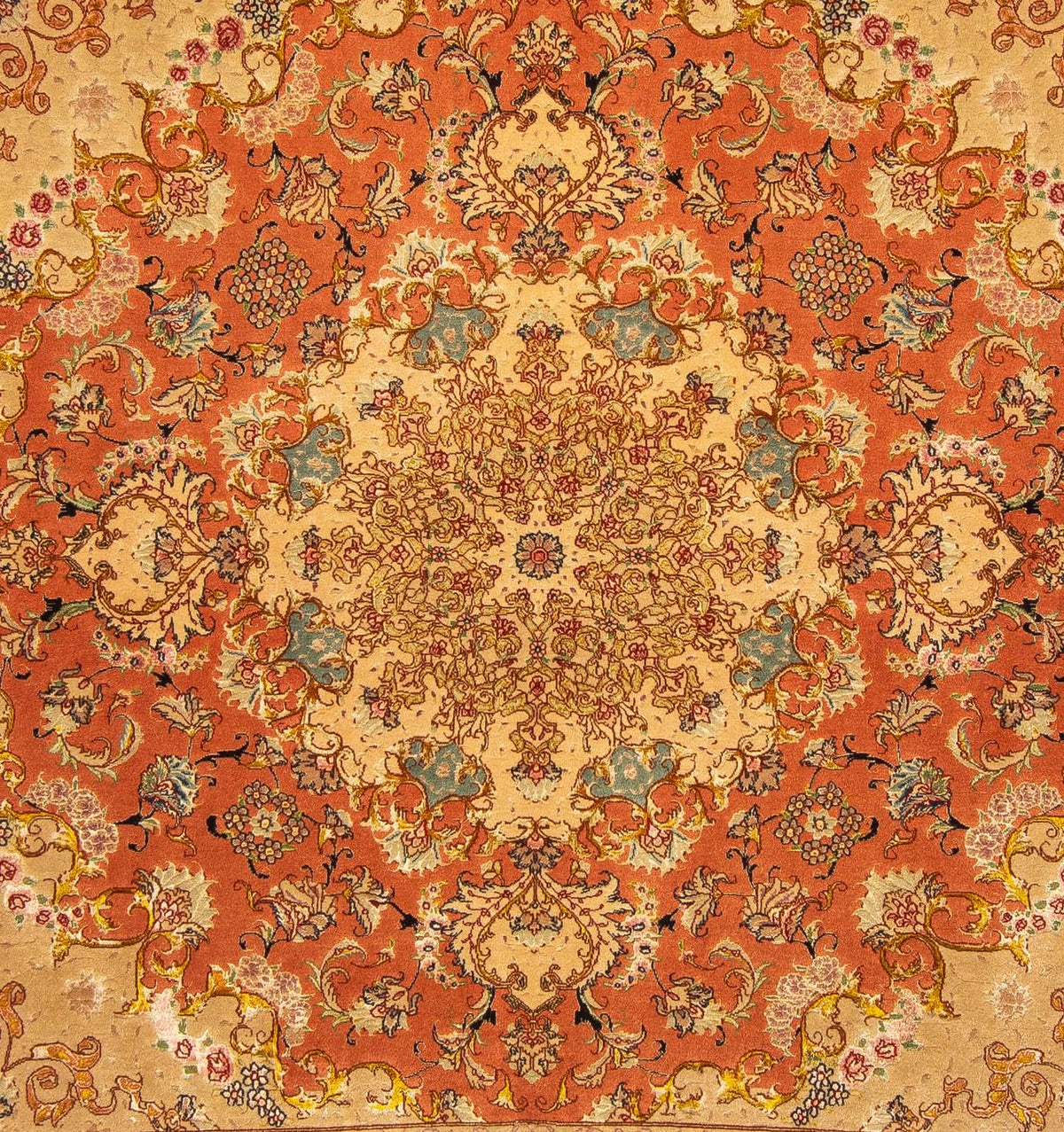 Perzisch tapijt - Tabriz - Royal - 207 x 198 cm - veelkleurig
