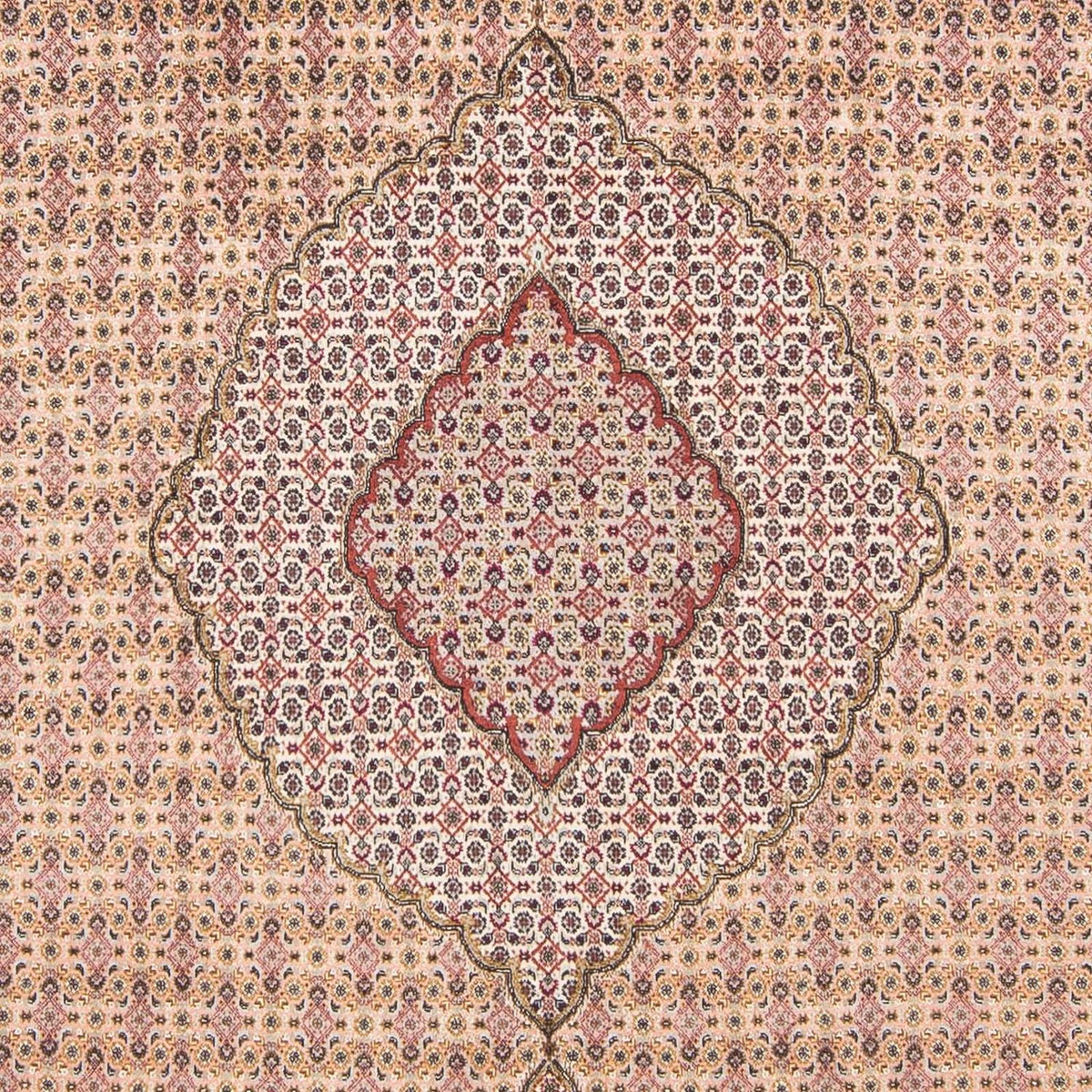 Perzisch tapijt - Tabriz - 288 x 197 cm - lichtbruin