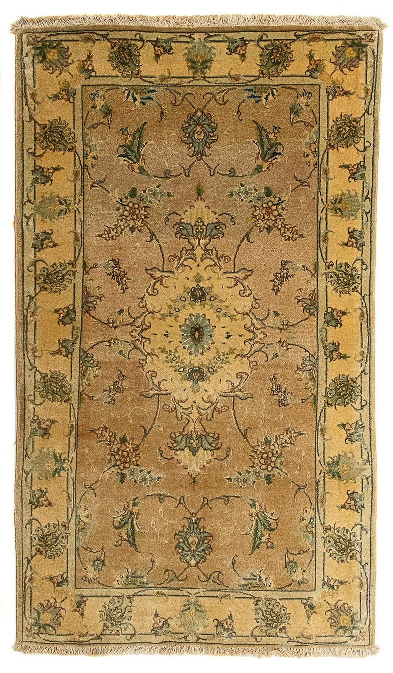 Perzisch tapijt - Tabriz - Royal - 122 x 66 cm - lichtbruin