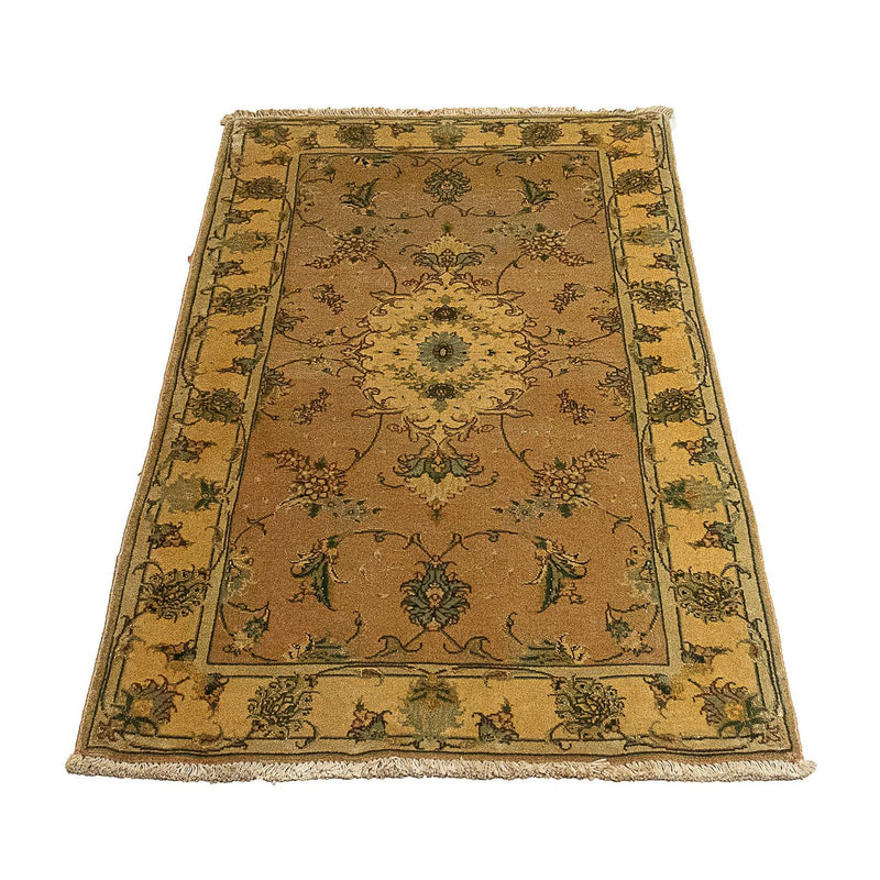 Perzisch tapijt - Tabriz - Royal - 122 x 66 cm - lichtbruin