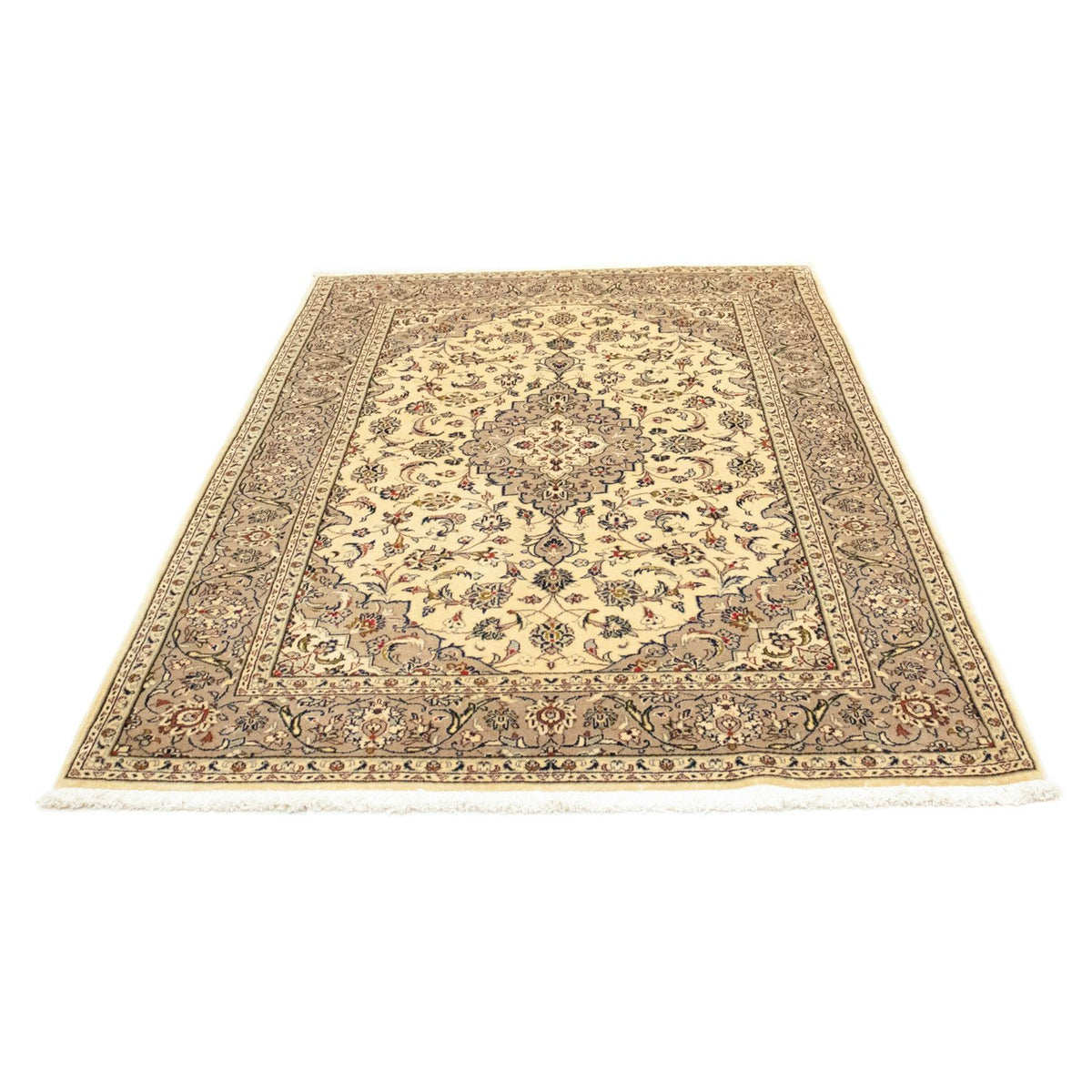 Perzisch tapijt - Keshan - 213 x 138 cm - beige