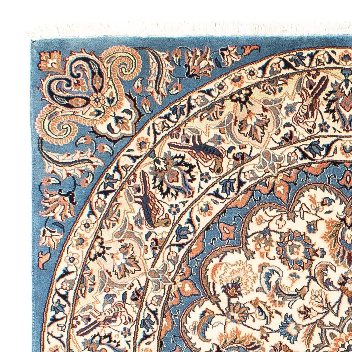 Perzisch tapijt - Klassiek vierkant  - 153 x 148 cm - donkerblauw