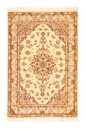 Perzisch tapijt - Tabriz - Royal - 152 x 101 cm - beige
