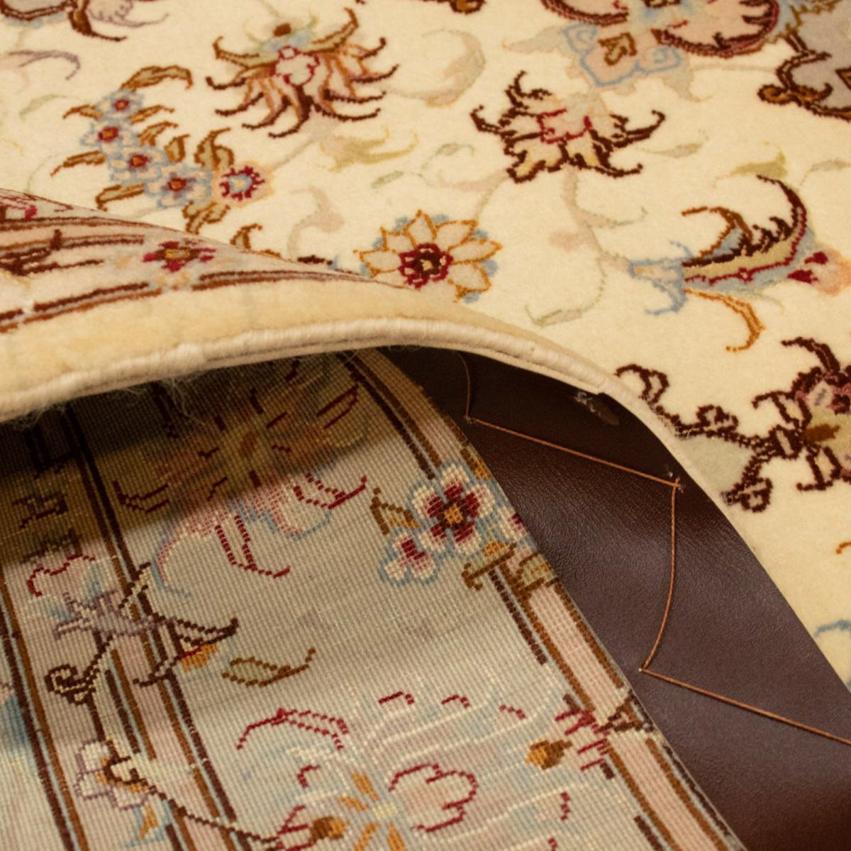 Perzisch tapijt - Tabriz - Royal - 152 x 101 cm - beige