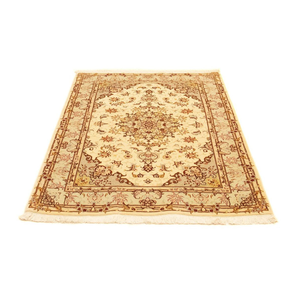 Perzisch tapijt - Tabriz - Royal - 152 x 101 cm - beige