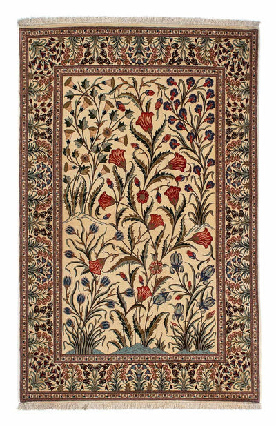 Qom Tapijt 136x209cm - Perzisch tapijt