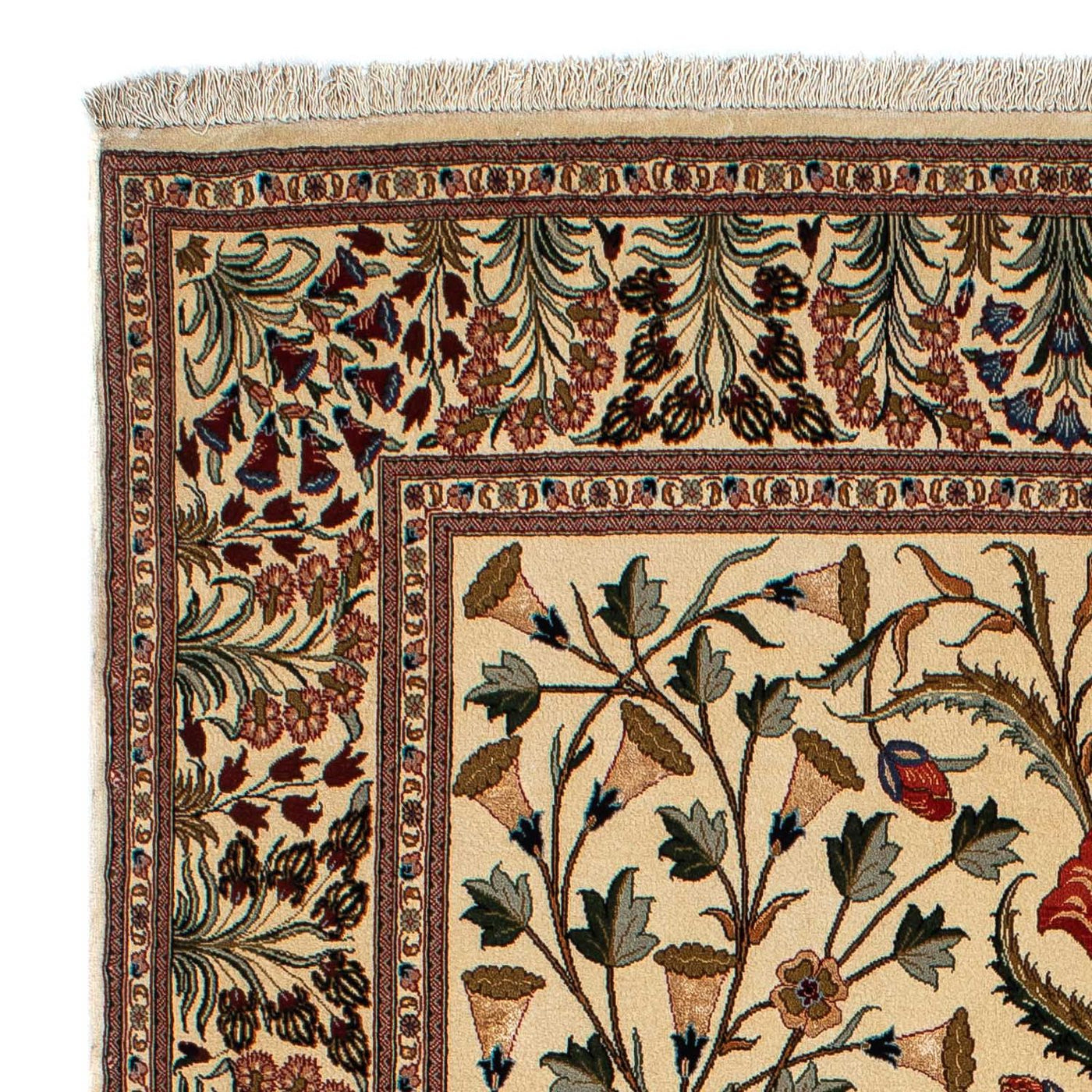 Qom Tapijt 209x136cm - Perzisch tapijt