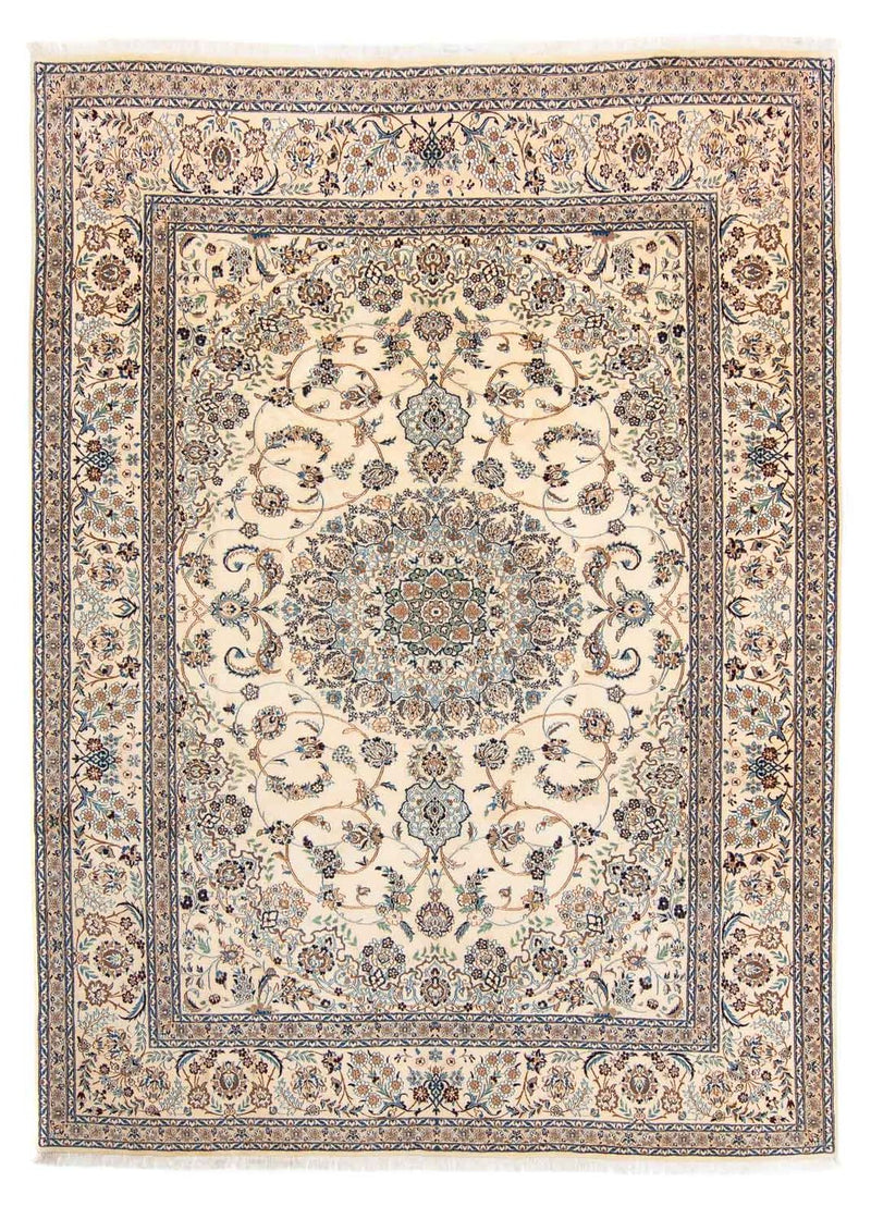 Perzisch tapijt - Nain - Koninklijk - 335 x 245 cm - beige