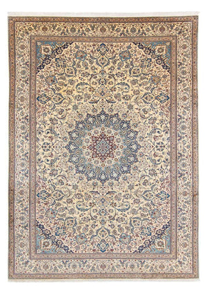 Perzisch tapijt - Nain - 368 x 256 cm - beige