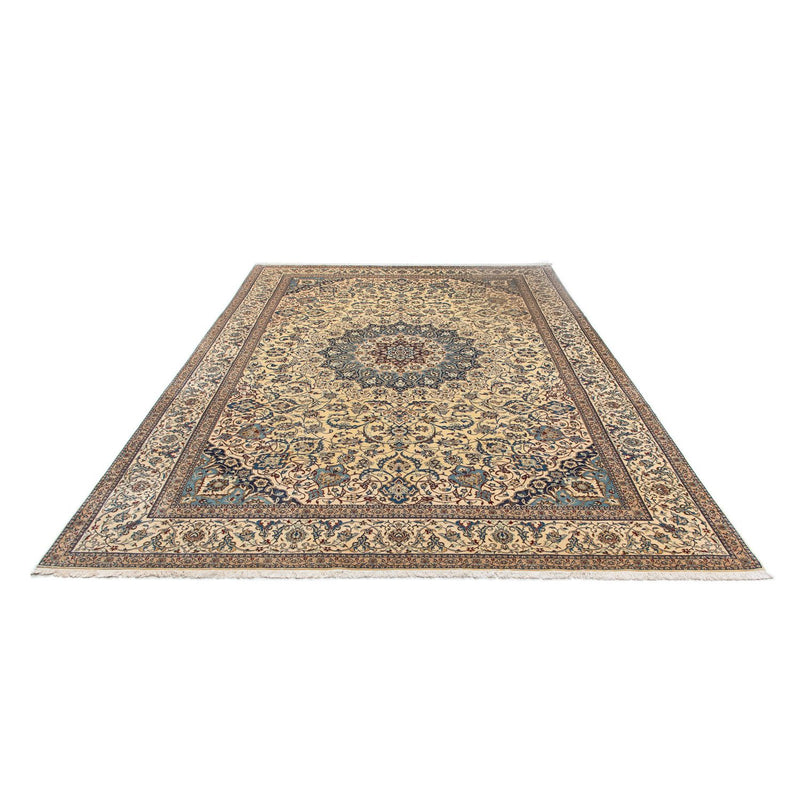 Perzisch tapijt - Nain - 368 x 256 cm - beige