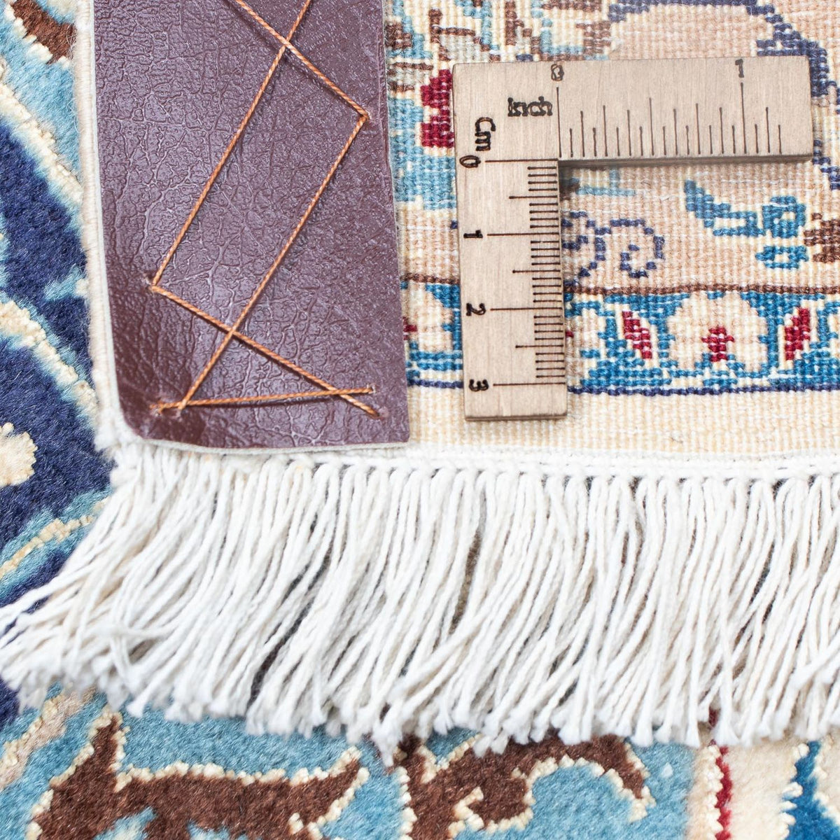 Perzisch tapijt - Nain - 368 x 256 cm - beige