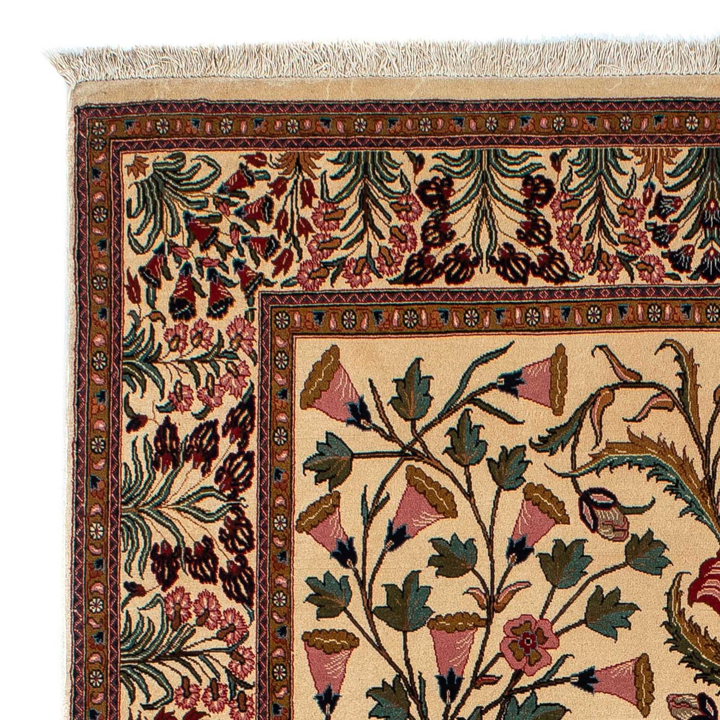 Qom Tapijt 195x122cm - Perzisch tapijt