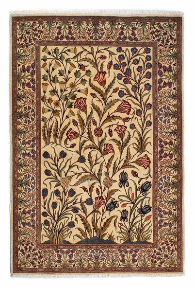 Qom Tapijt 142x206cm - Perzisch tapijt