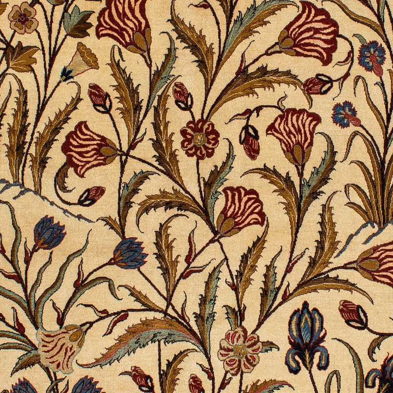 Perzisch tapijt - Ghom - 206 x 142 cm - lichtbruin