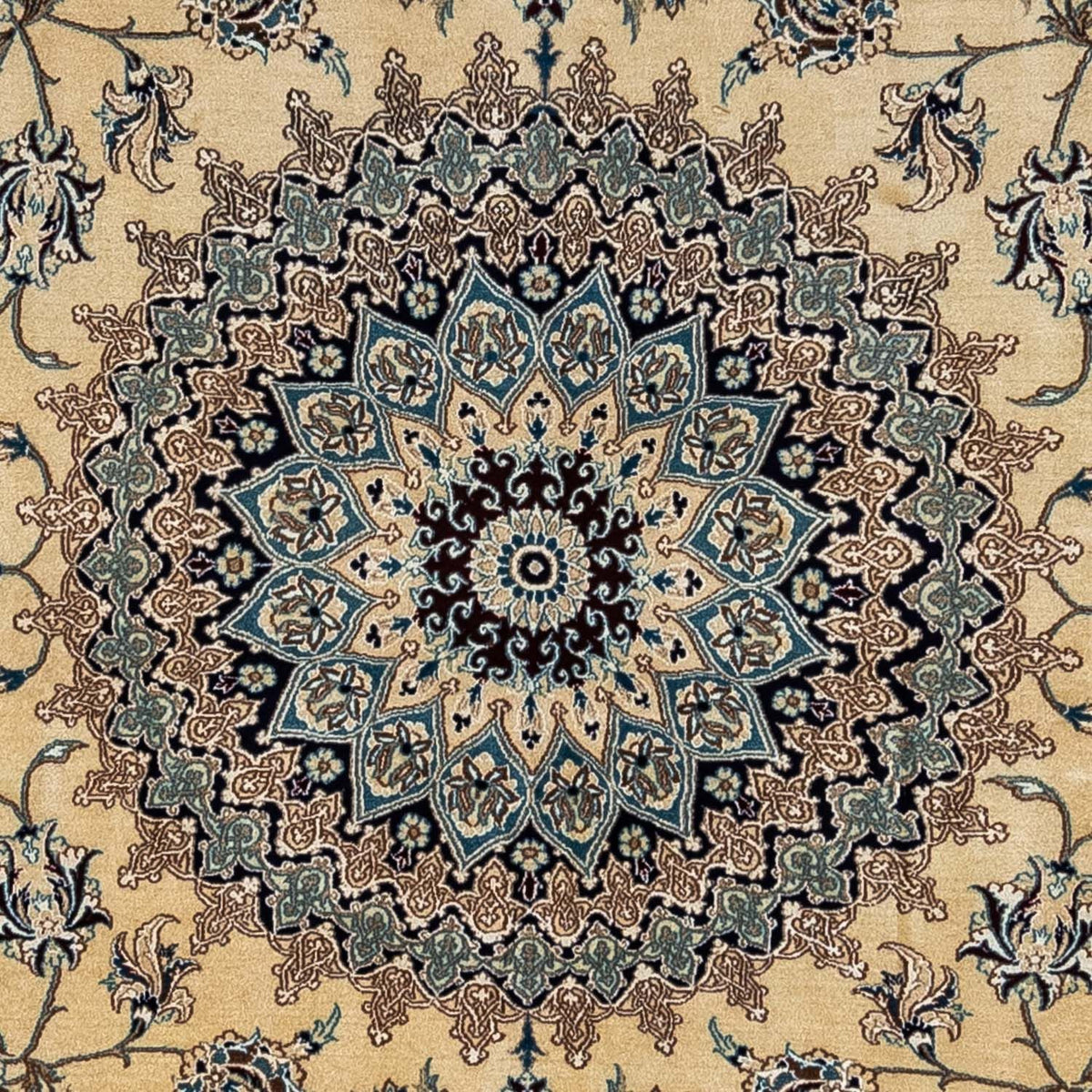 Perzisch tapijt - Nain - 340 x 246 cm - beige