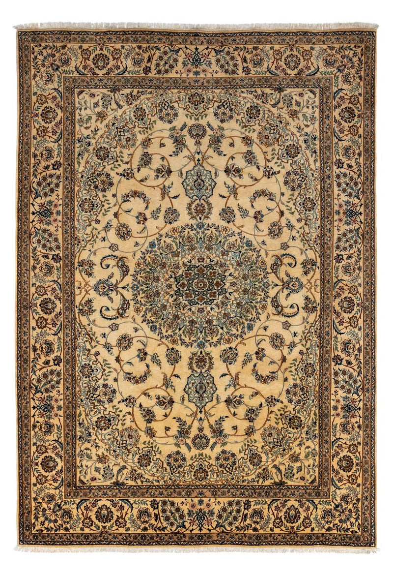Perzisch tapijt - Nain - 359 x 241 cm - beige