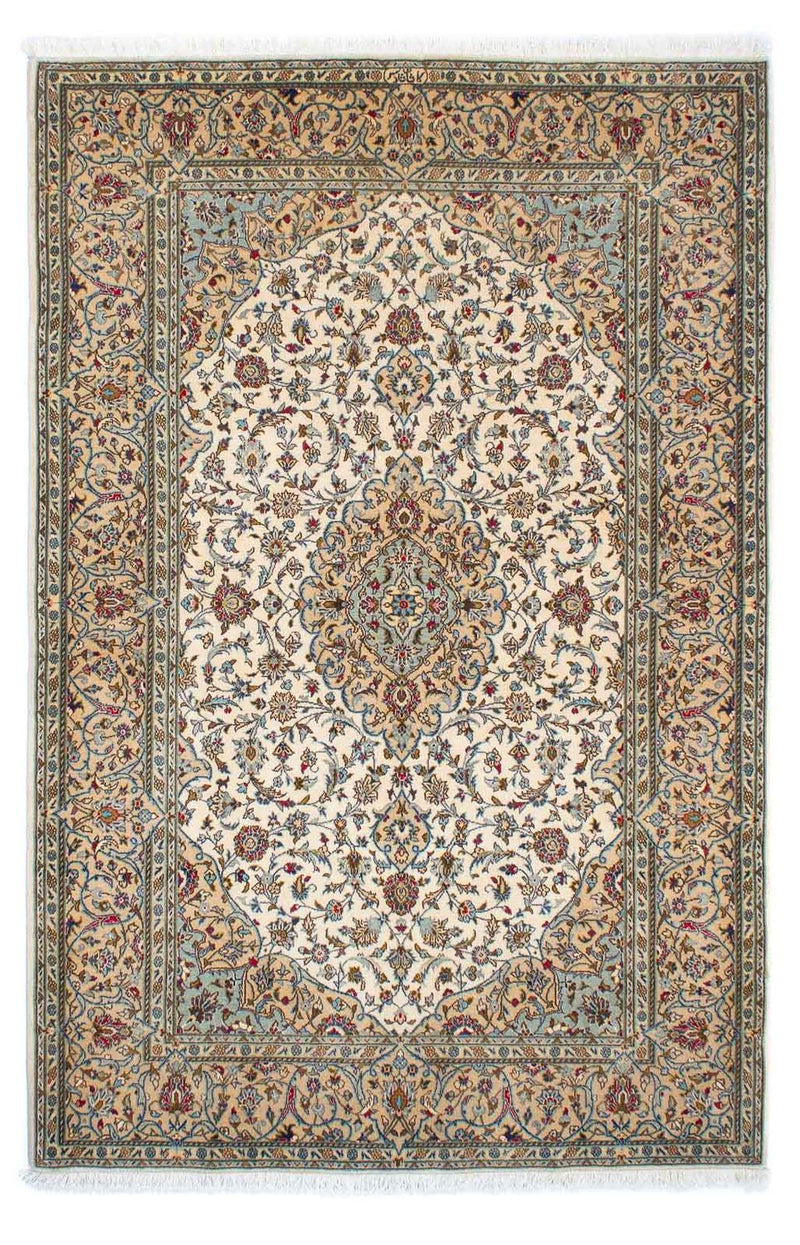 Perzisch tapijt - Keshan - 216 x 142 cm - beige