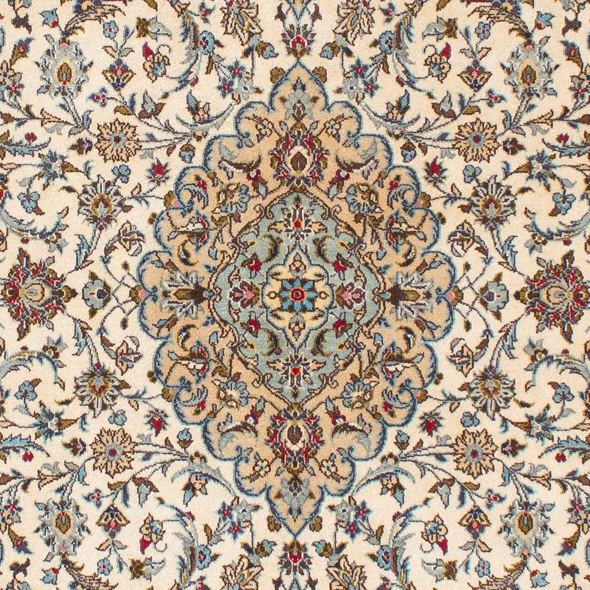 Perzisch tapijt - Keshan - 216 x 142 cm - beige