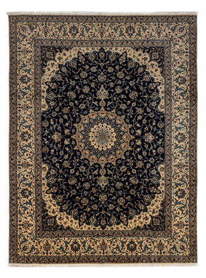 Perzisch tapijt - Nain - 350 x 258 cm - donkerblauw