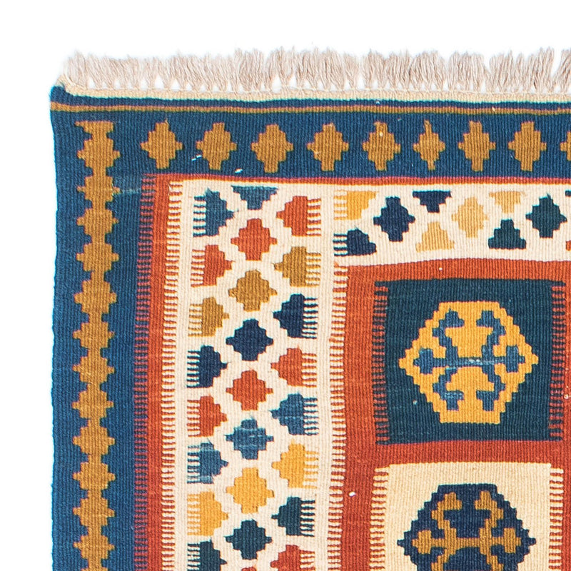 Kelim tapijt - Oosters - 145 x 100 cm - blauw