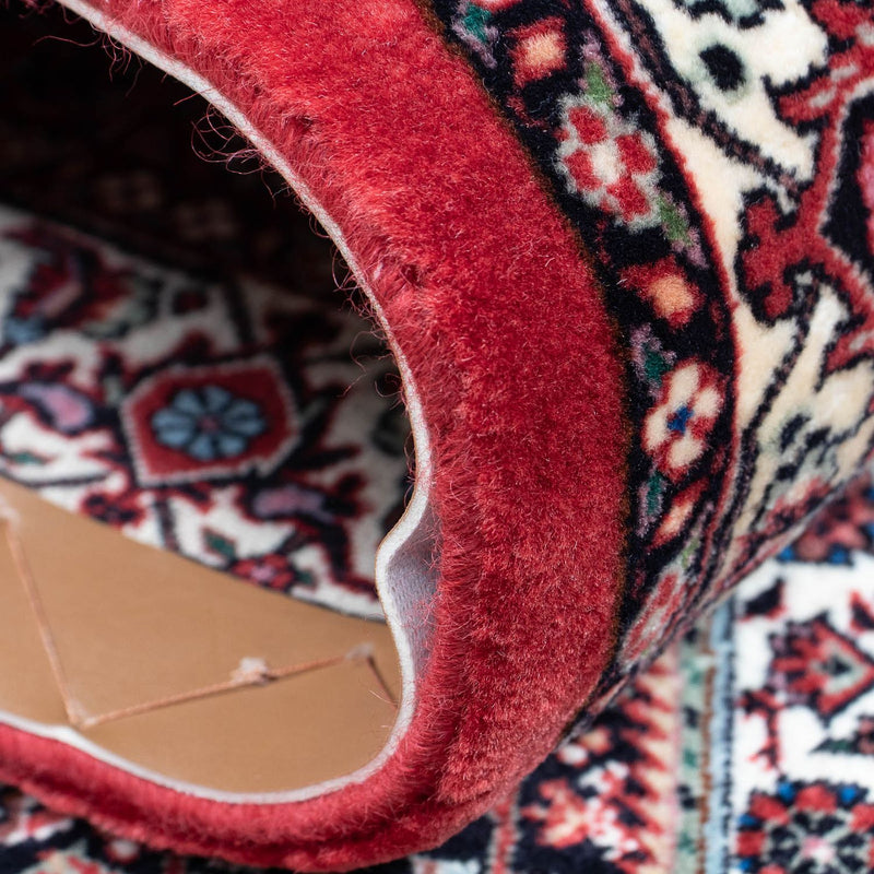 Loper Perzisch tapijt - Bijar - 415 x 82 cm - donkerrood