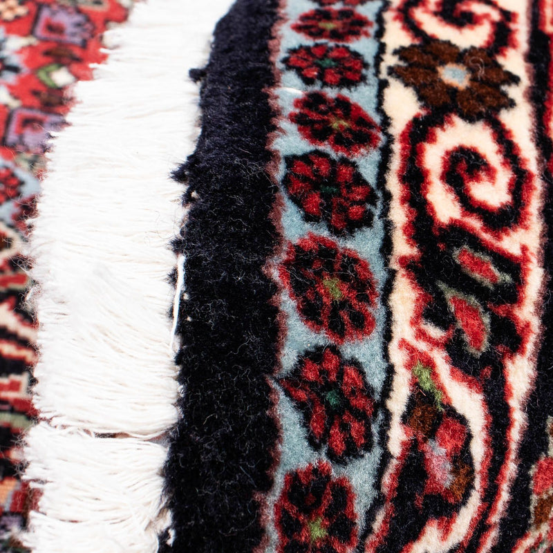 Perzisch tapijt - Bijar rond  - 200 x 200 cm - donkerrood