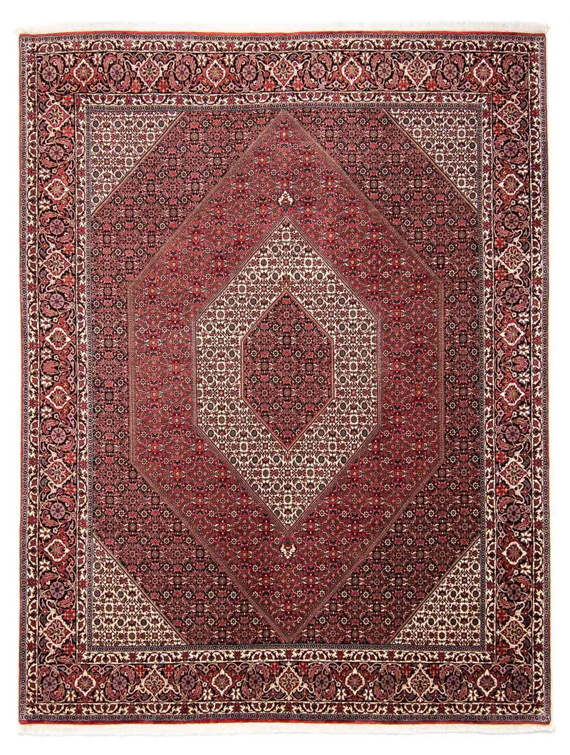 Perzisch tapijt - Bijar - 297 x 250 cm - donkerrood
