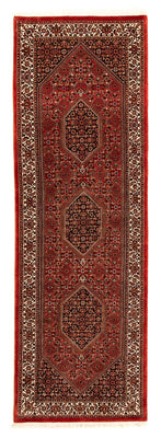 Loper Perzisch tapijt - Bijar - 277 x 80 cm - donkerrood