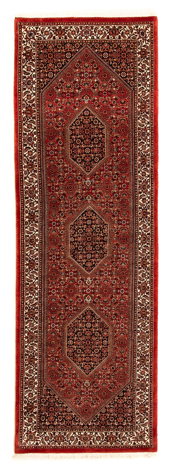 Loper Perzisch tapijt - Bijar - 277 x 80 cm - donkerrood