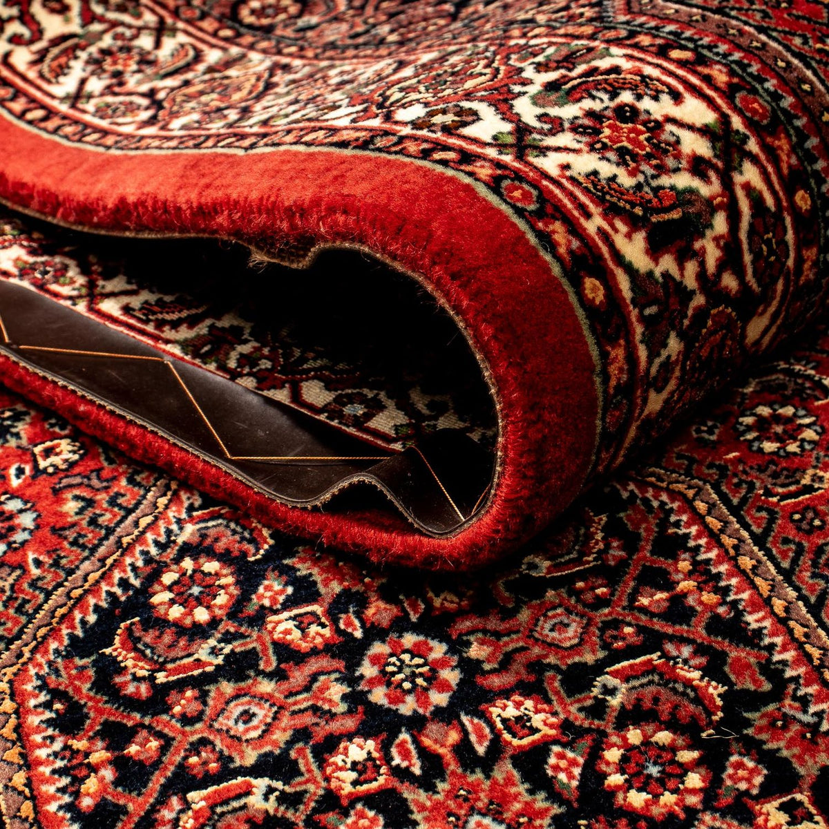 Loper Perzisch tapijt - Bijar - 277 x 80 cm - donkerrood