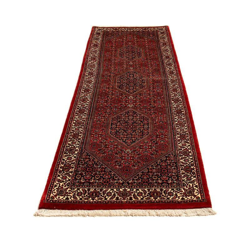 Loper Perzisch tapijt - Bijar - 277 x 80 cm - donkerrood