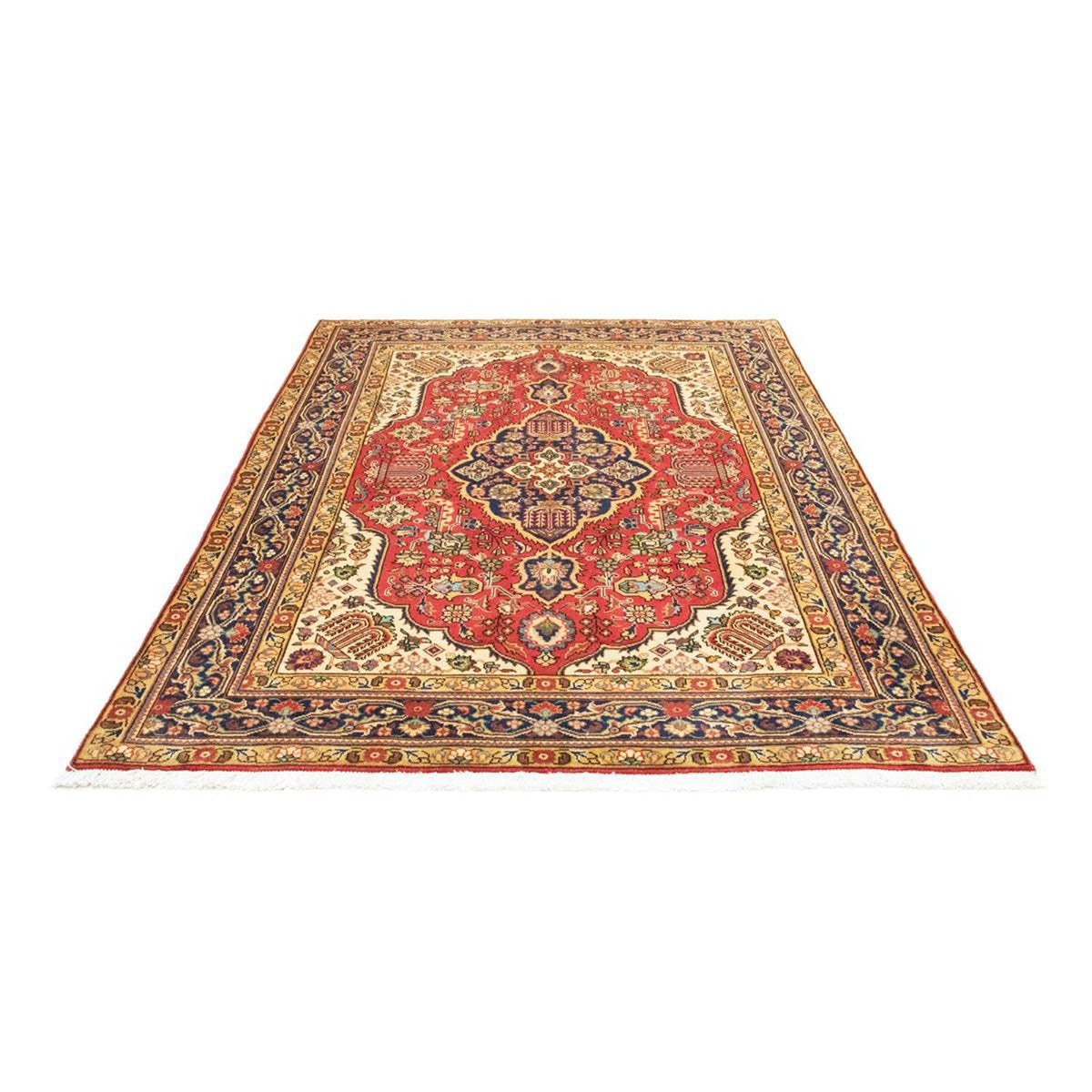 Perzisch tapijt - Tabriz - Royal - 217 x 152 cm - rood