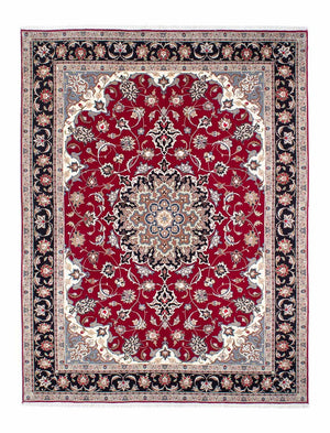 Perzisch tapijt - Tabriz - Royal - 198 x 154 cm - donkerrood