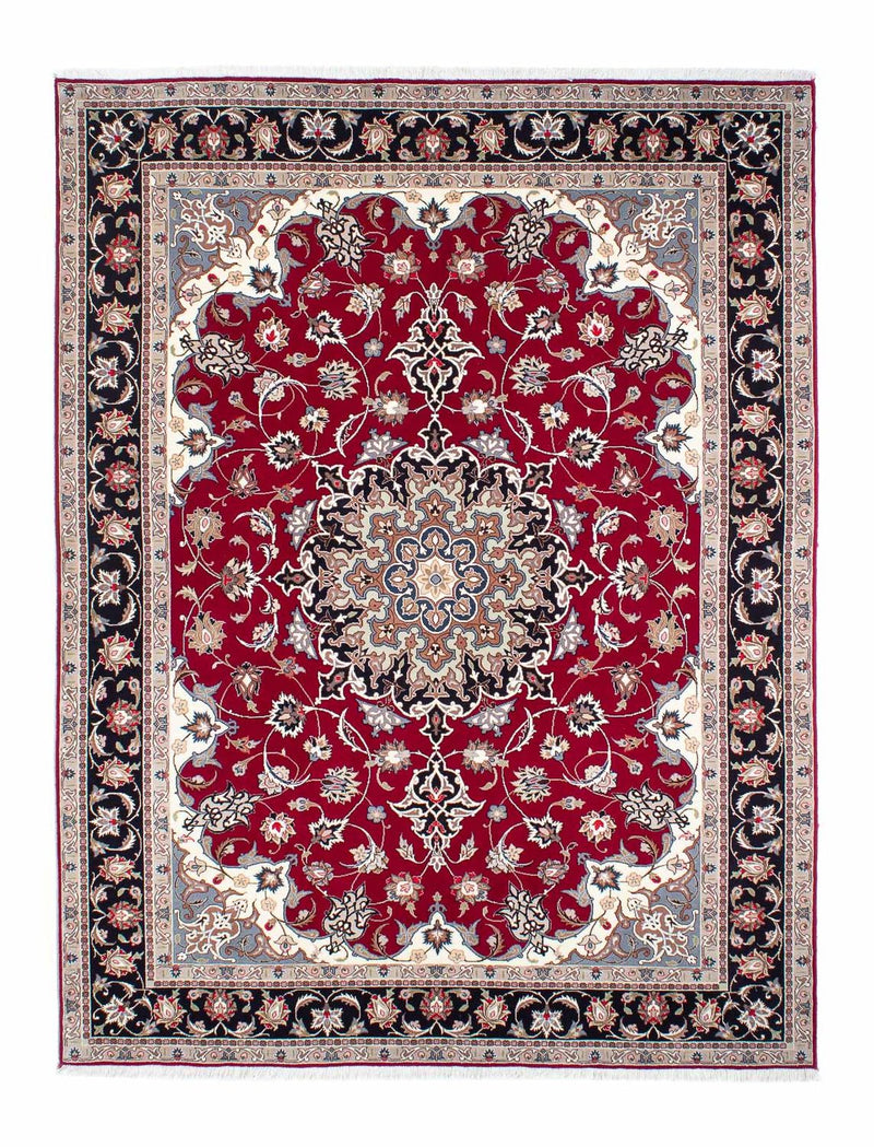 Perzisch tapijt - Tabriz - Royal - 198 x 154 cm - donkerrood