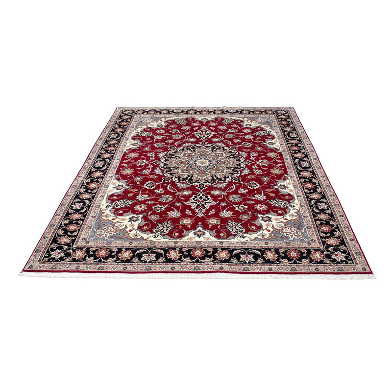 Perzisch tapijt - Tabriz - Royal - 198 x 154 cm - donkerrood