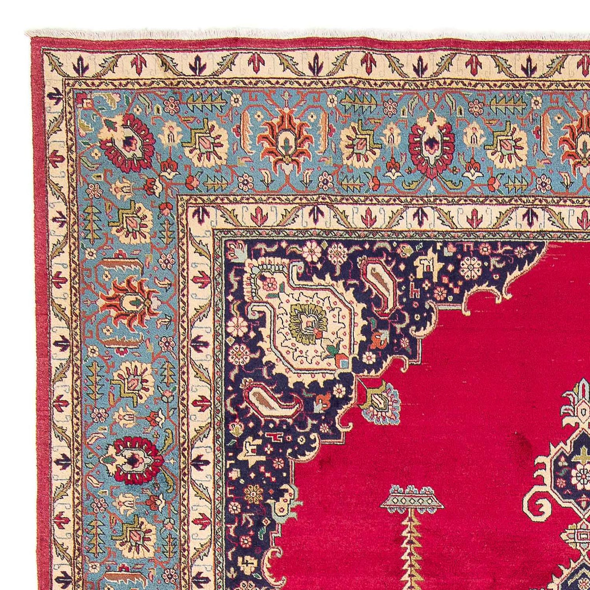 Perzisch tapijt - Tabriz - Royal - 368 x 268 cm - rood