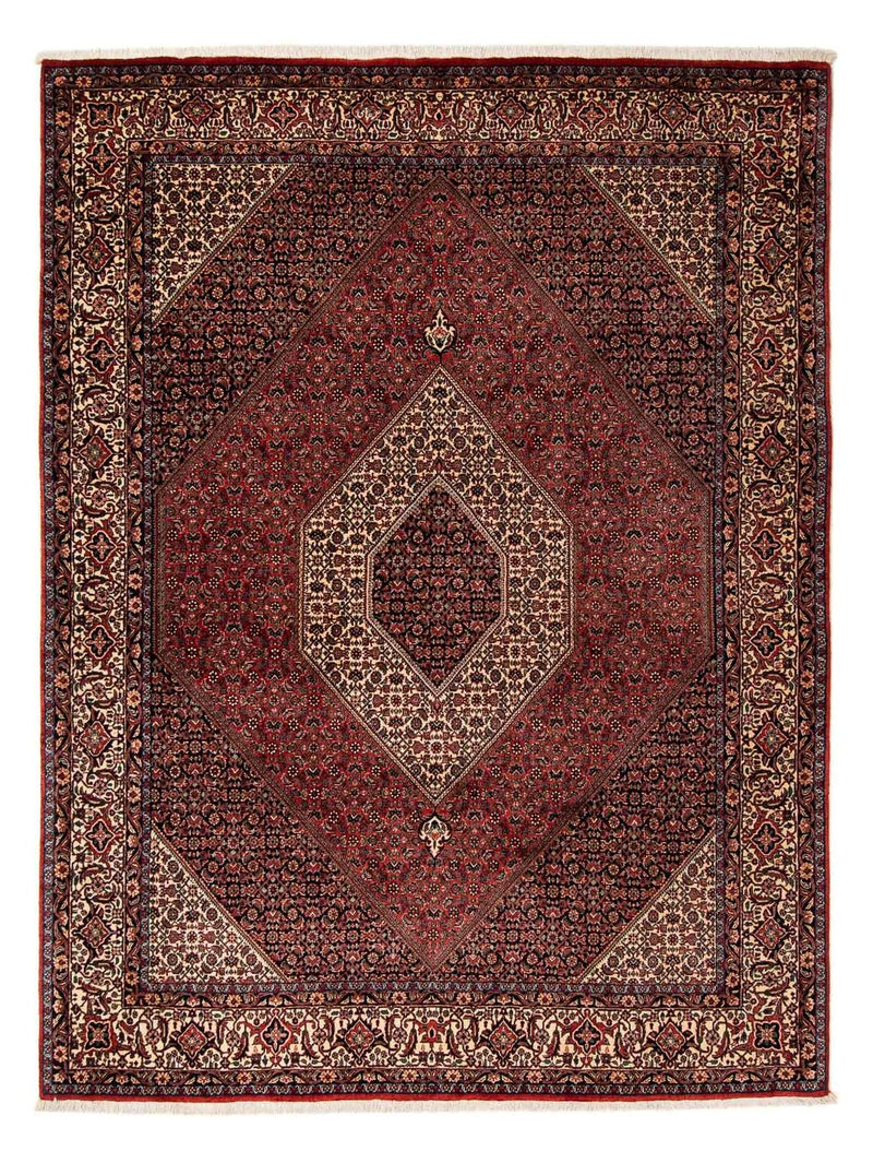 Perzisch tapijt - Bijar - 259 x 201 cm - donkerrood