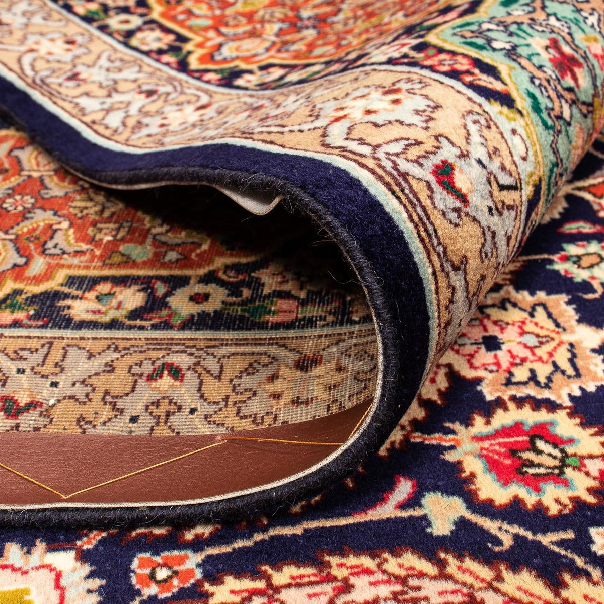 Perzisch tapijt - Tabriz - 390 x 296 cm - lichtbruin