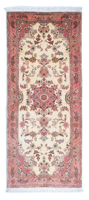 Loper Perzisch tapijt - Tabriz - Royal - 198 x 83 cm - beige