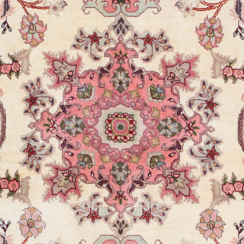 Loper Perzisch tapijt - Tabriz - Royal - 198 x 83 cm - beige