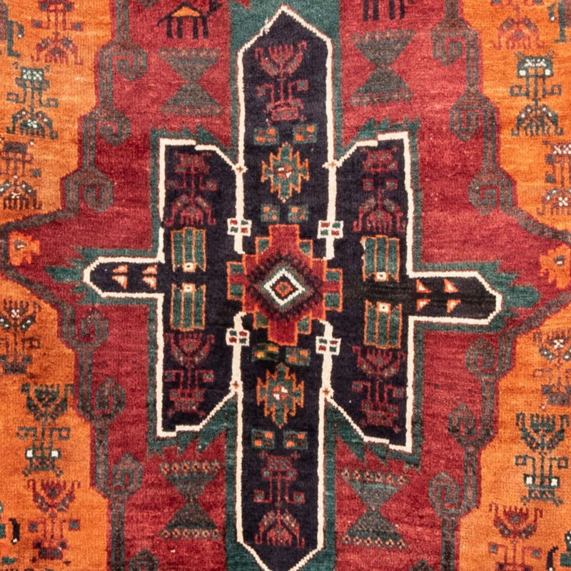 Loper Perzisch Tapijt - Nomadisch - 220 x 104 cm - oranje