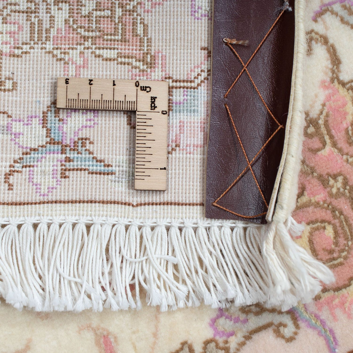 Perzisch tapijt - Tabriz - Royal - 92 x 64 cm - beige