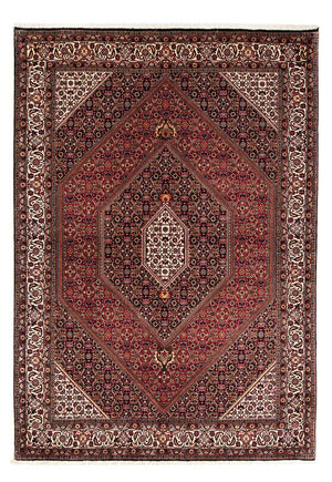 Perzisch tapijt - Bijar - 232 x 168 cm - donkerrood