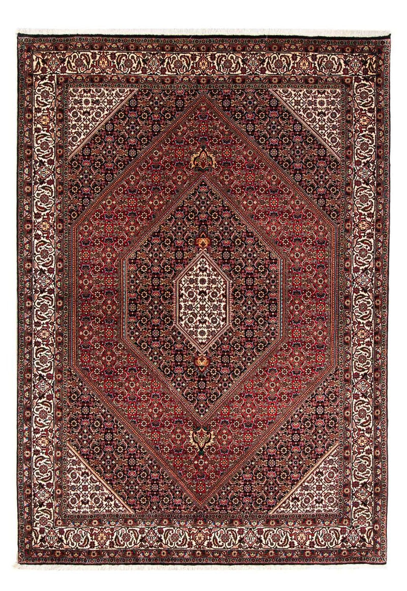Perzisch tapijt - Bijar - 232 x 168 cm - donkerrood