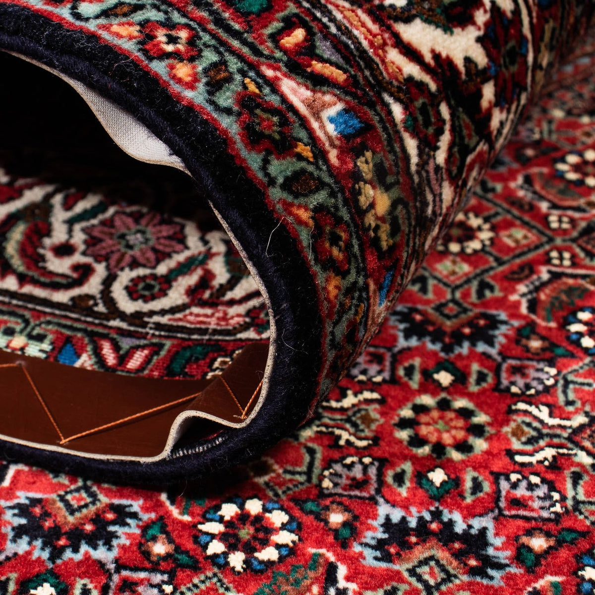 Perzisch tapijt - Bijar - 232 x 168 cm - donkerrood